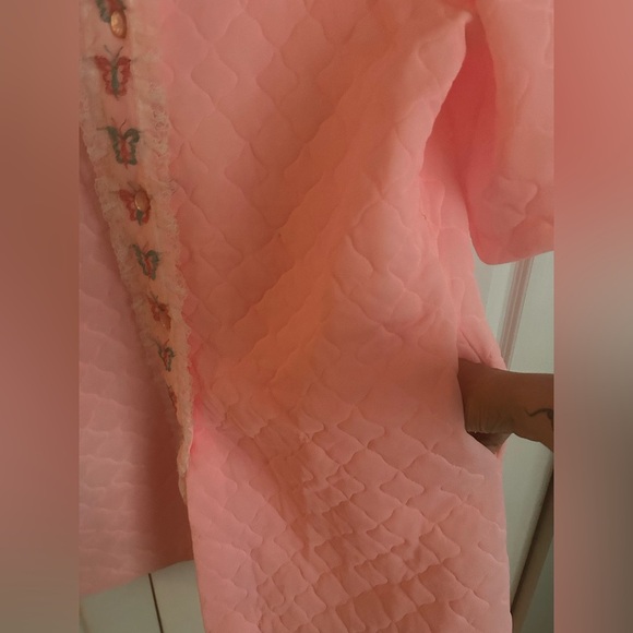 Vintage 60s quilted robe - Picture 8 of 12